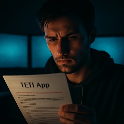 7E77 নিয়মের পাতা হাতে ধরে দেখা
